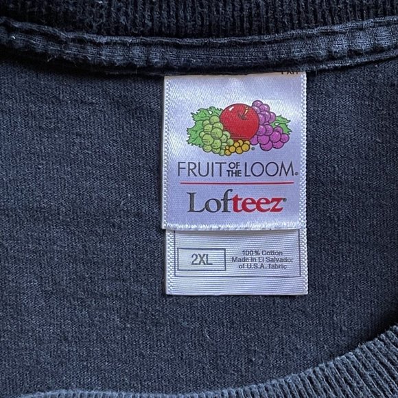 lofteez t shirt black size 2XL short sleeve - Picture 7 of 8